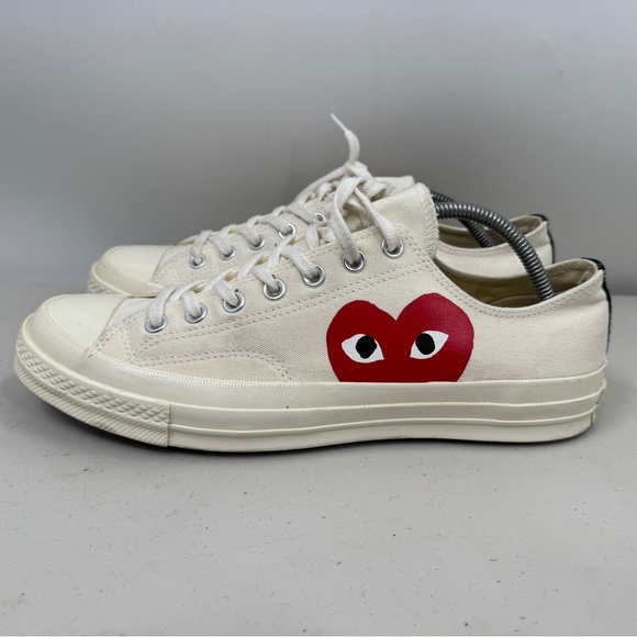 Converse Comme des Garçons Play x Chuck 70 2015 Low Milk Men’s Size 11 - Picture 1 of 9